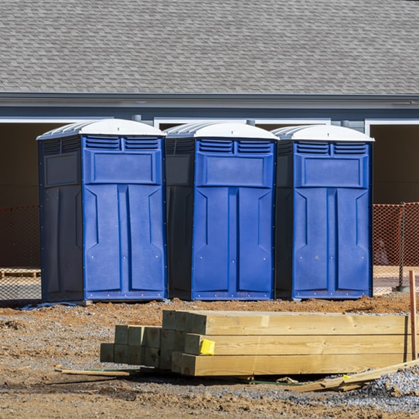 is there a specific order in which to place multiple portable toilets in Citronelle Alabama